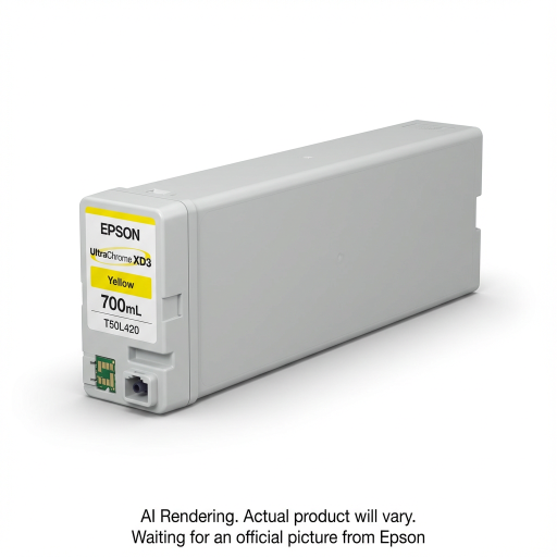 Epson ULTRACHROME XD3 Yellow Cartridge, 700MLT50L420