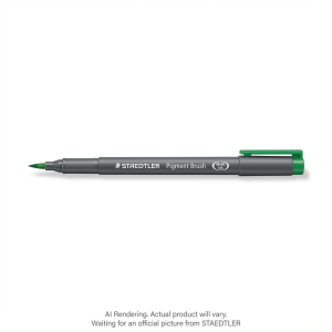 Pigment Brush Pen Green