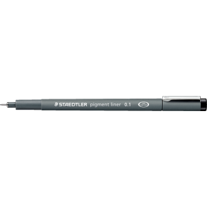 Fineliner pigment liner 0.1mm black