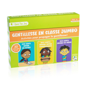 Cartes de gentillesse en classe jumbo - Version française