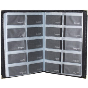 Bugatti Business Card Holder Synthetic Leather