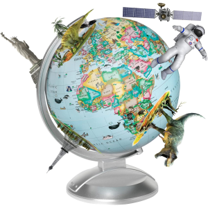 Globe 4 Kids-10"/25Cm Diameter Illuminated Globe With Augmented Reality (English)