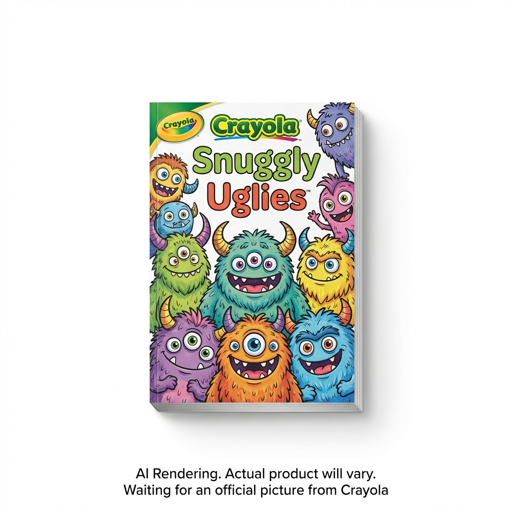 96pg Colouring Book, Snuggly Uglies
