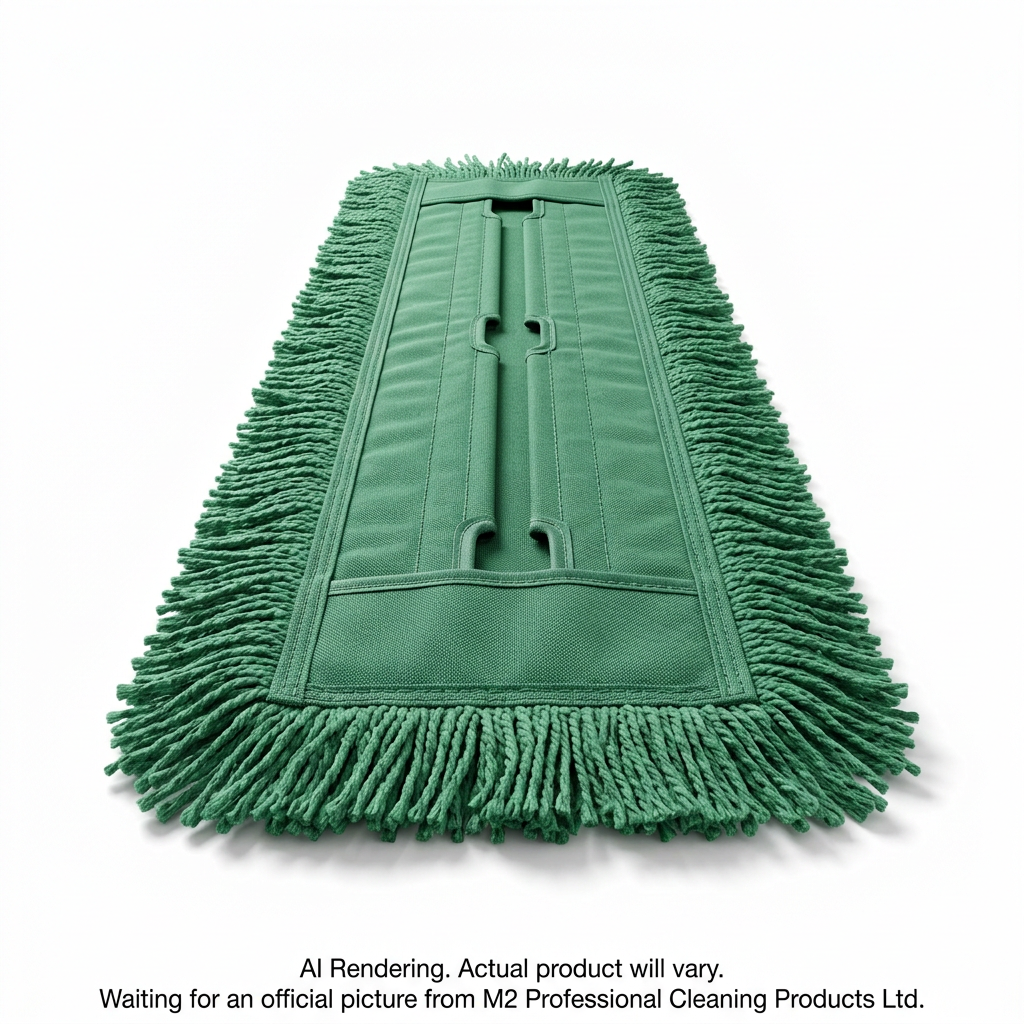 72"/182cm Micro PET DustMop -Green