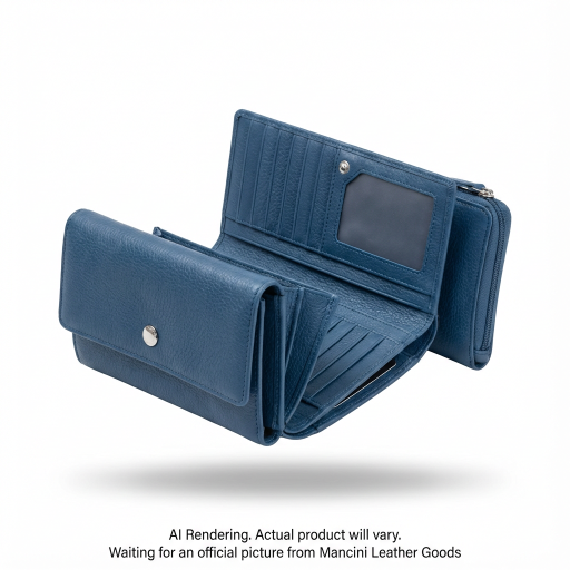 South Beach RFID Secure Quadruple Fold Wallet