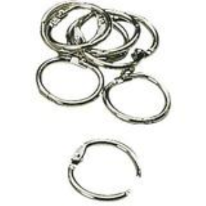 Card Rings 1" 18/pk 
Anneaux 1? po 18/pqt