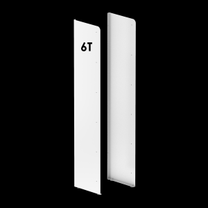(CUSMA form attached) Rakabot Titan 6 Tier  powder coated side panel PURE WHITE