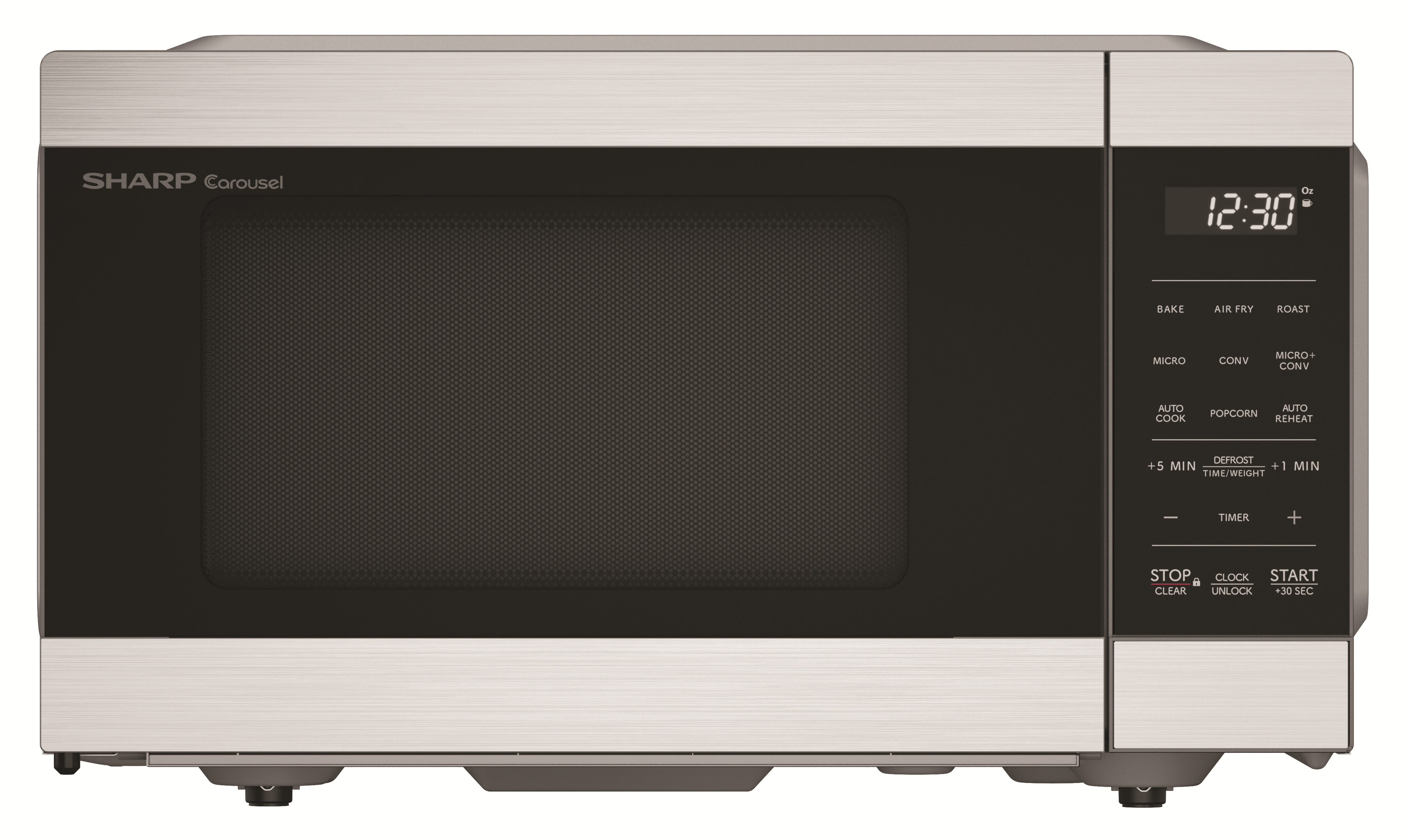 Sharp SMC0985KSC 3-in-1 Convection Microwave Oven Air Fryer – 0.9 cu. ft. 900W Stainless Steel