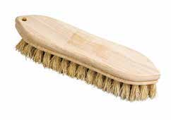 Pointed Hand Scrub W White Natural Fibre