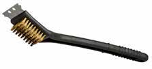 12? BBQ Brush SS Bristles w HD Scraper
