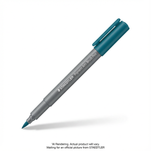 Pigment Brush Pen Petrol Blue