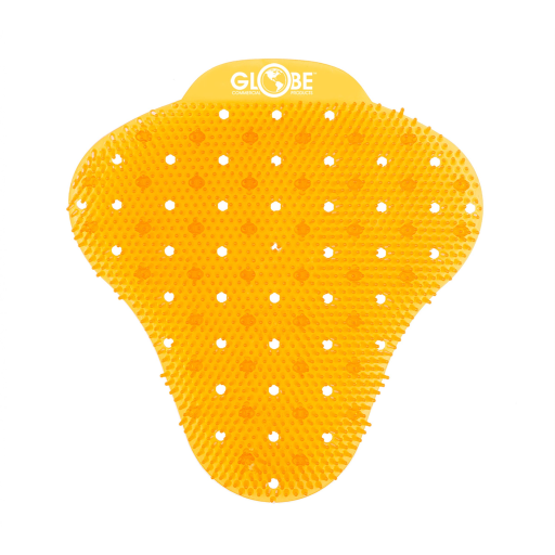 Aqu?s Heavy-Duty Anti-Splash Urinal Screens? Orange Mango (Pack of 2)