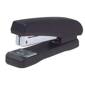 Stapler Half Strip, Black - Plastic Base /Agrafeuse  Demi-bande noir - Base en plastique