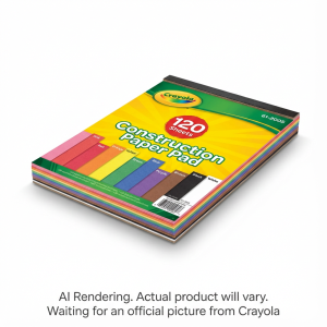 120ct Construction Paper Pad