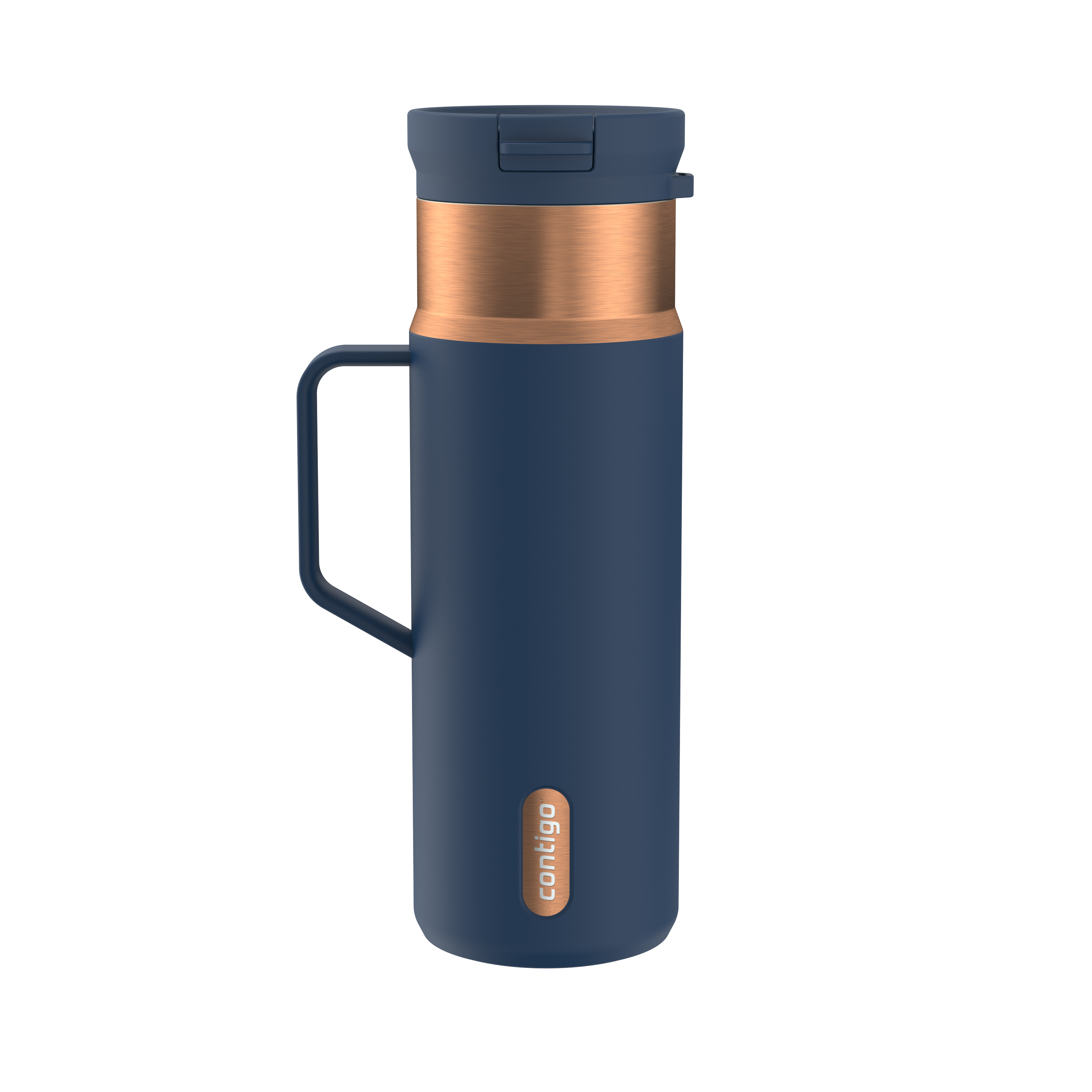 Contigo 2225927 Handled Snapseal PVD Vacuum-Insulated Travel Mug ? Abyss, 20 oz