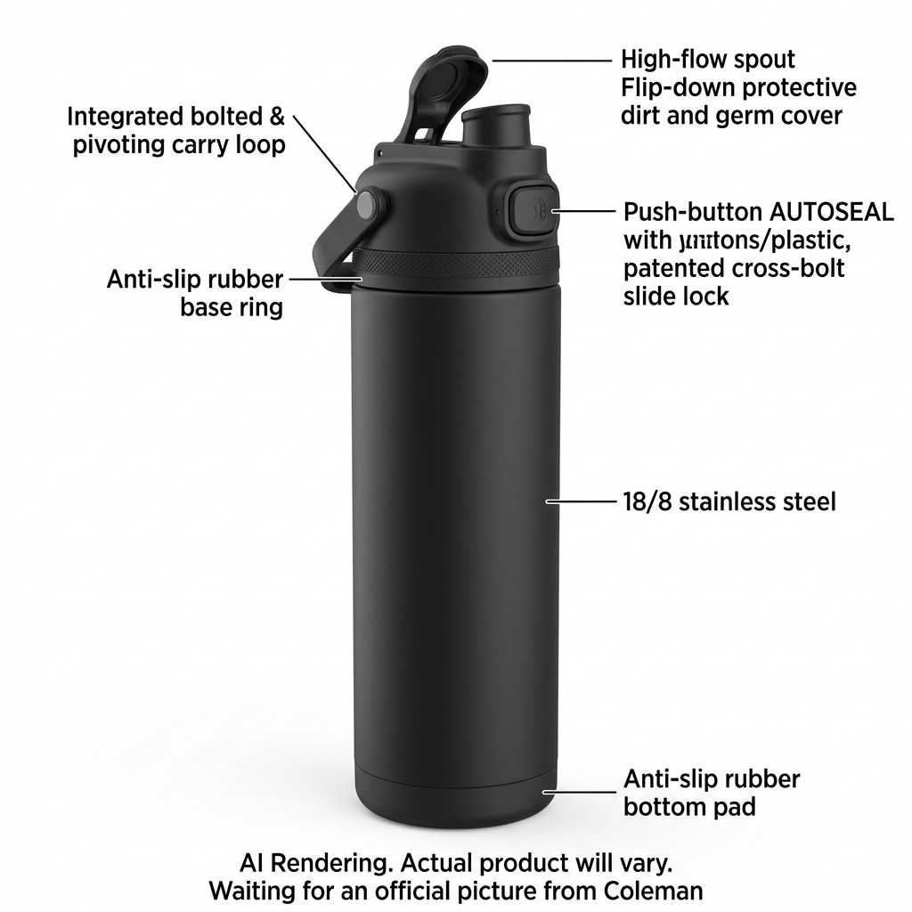 FreeFlow SS 24oz 700mL Black C004