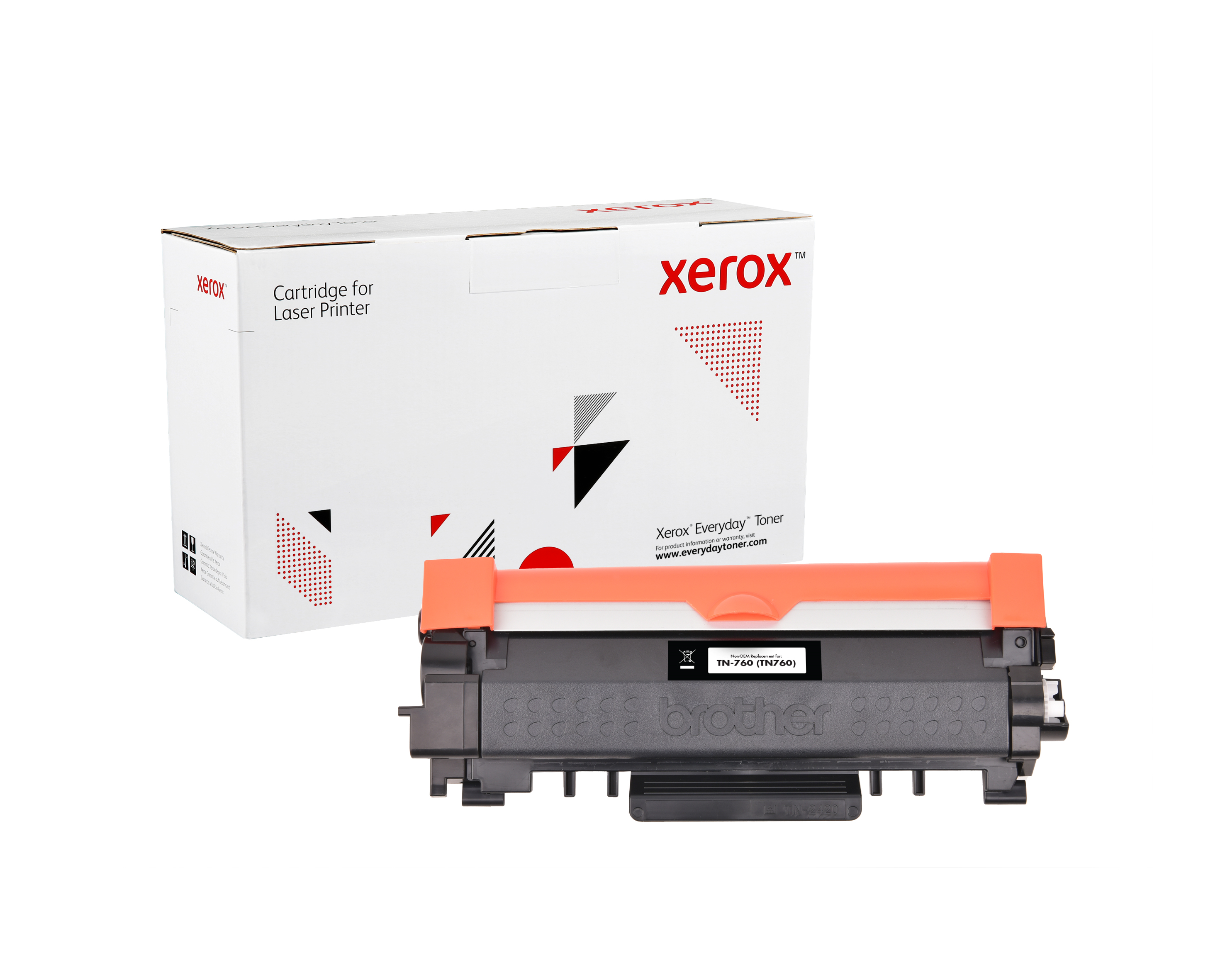 Xerox Everyday Toner Compatible Brother TN-760 / TN760 ? Black ? 3,000 pages