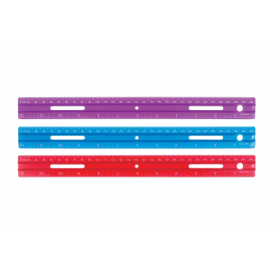 "30cm/12? Pencil Groove ? Inch/Metric Scales /  30cm/12 po rainure pour crayon ? pouces/m?trique"