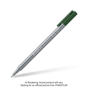 Fineliner triplus 0.3mm green earth