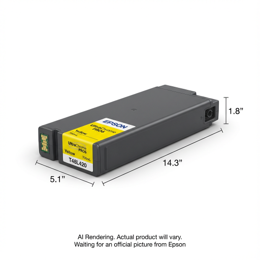 Epson ULTRACHROME PRO6 Yellow Cartridge, 700MLT48L42