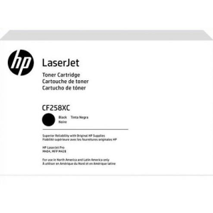 CF258XC HP #58XC Black Contract Original LaserJet Toner Cart