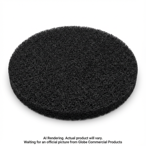 13"  Black Stripping Floor Pad