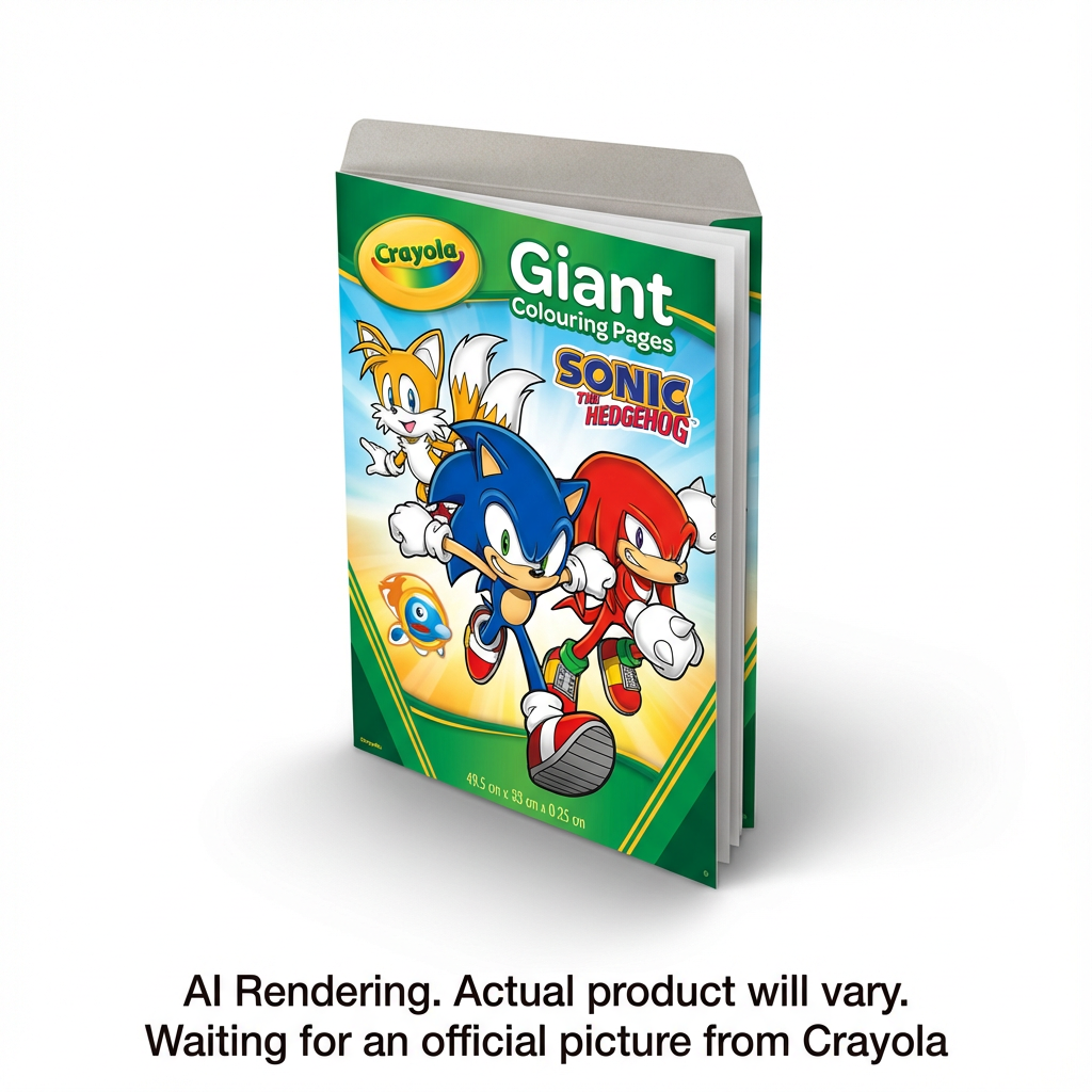 Giant Colouring Pages, Sonic
