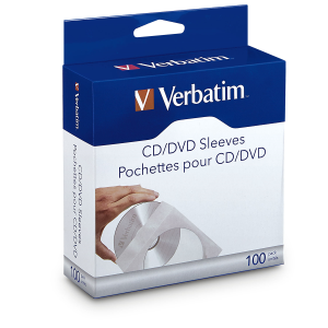 Verbatim CD SLEEVES 100 PACK