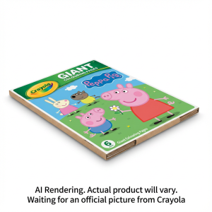 Giant Colouring Pages, Peppa Pig