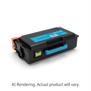 GENUINE XEROX CYAN HIGH CAPACITY TONER CARTRIDGE, XEROX C325 COLOR PRINTER, (USE & RETURN)