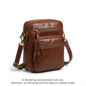 DOUBLE TOP ZIPPER MEN'S BAG