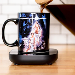 Uncanny Brands Star Wars: A New Hope 12oz Mug Warmer Set – 16W Electric Beverage Heater with Automatic Shut-Off & Ceramic Mug