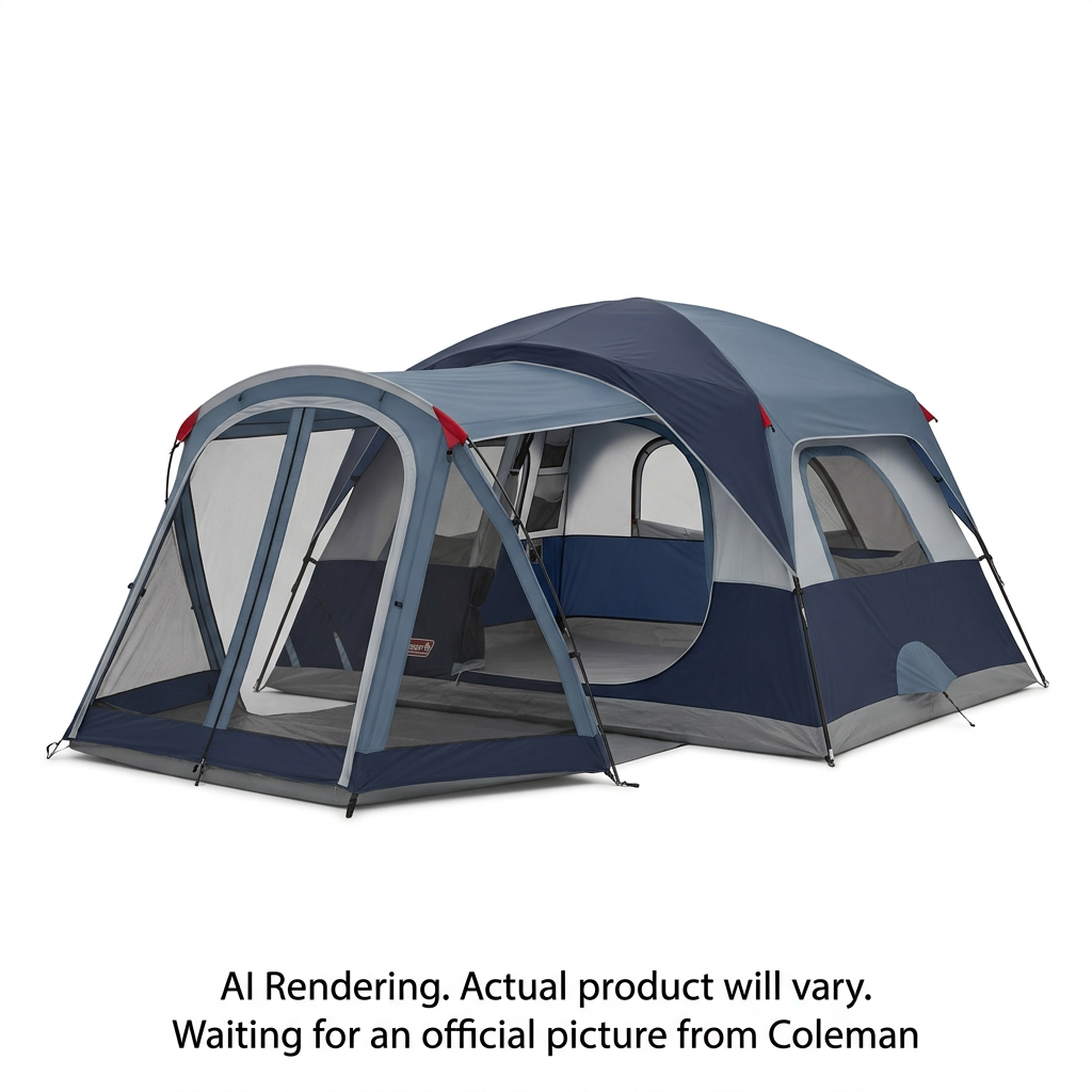 8+2P Skydome Screenroom Blue Nights Tent