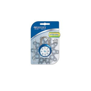 Combination Lock with Antimicrobial Protection - 2 Colours, 48mm/ 1-7/8? / 
Cadenas ? combinaison antimicrobien, 2 couleurs, 48mm/1-7/8 po