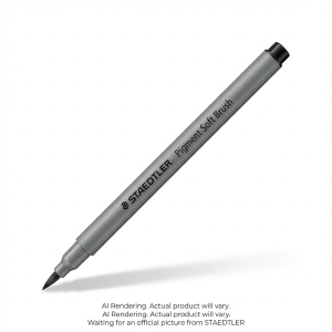 Pigment Soft Brush Pen Int. Black