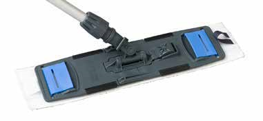 Universal Flat Mop Frame Only Blue Clips