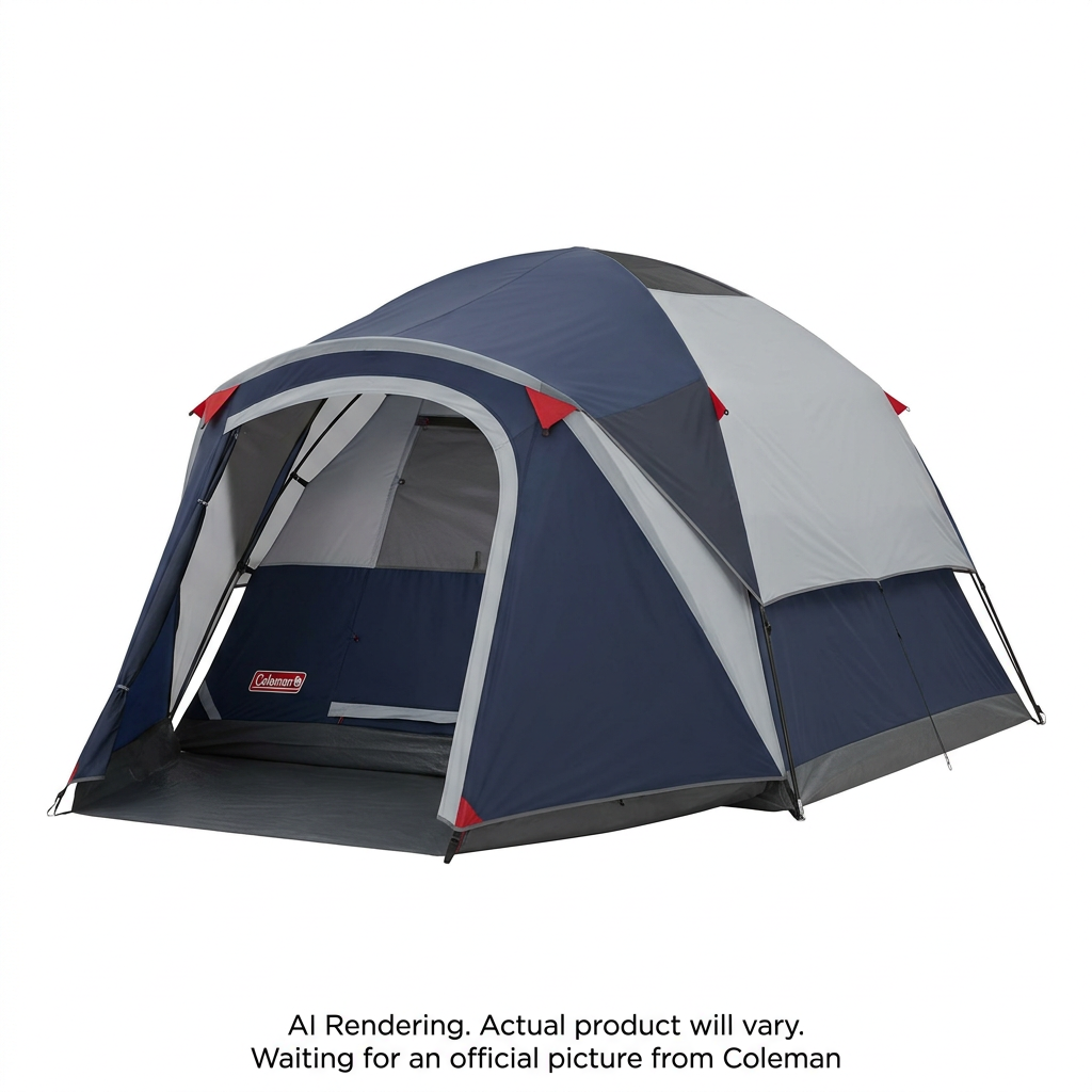 4P Skydome Full Fly Vestibule Blue Nights Tent
