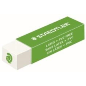 Eraser white with Marshead  green