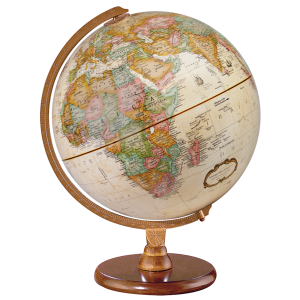 Hastings Globe 12"/30Cm Diameter Antique Ocean Desk Globe (English)