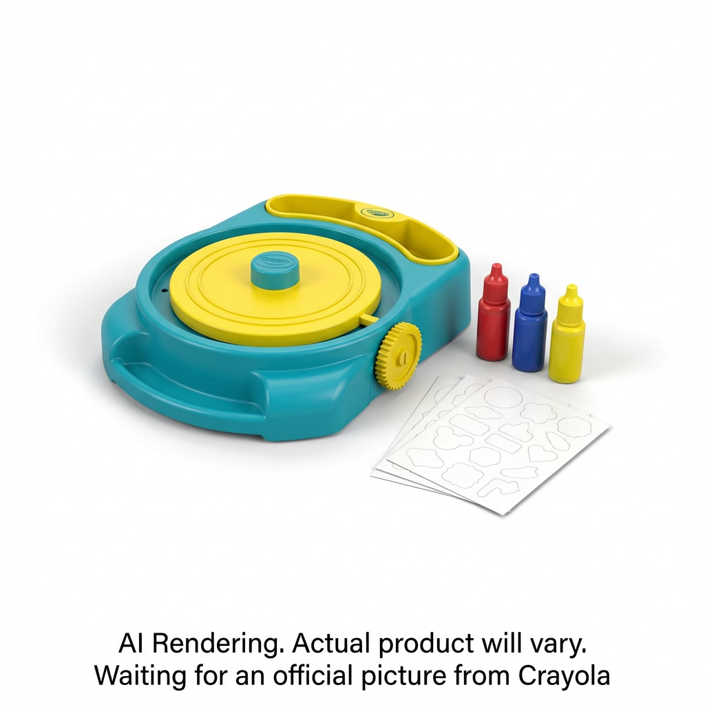 Spin Art Sticker Maker