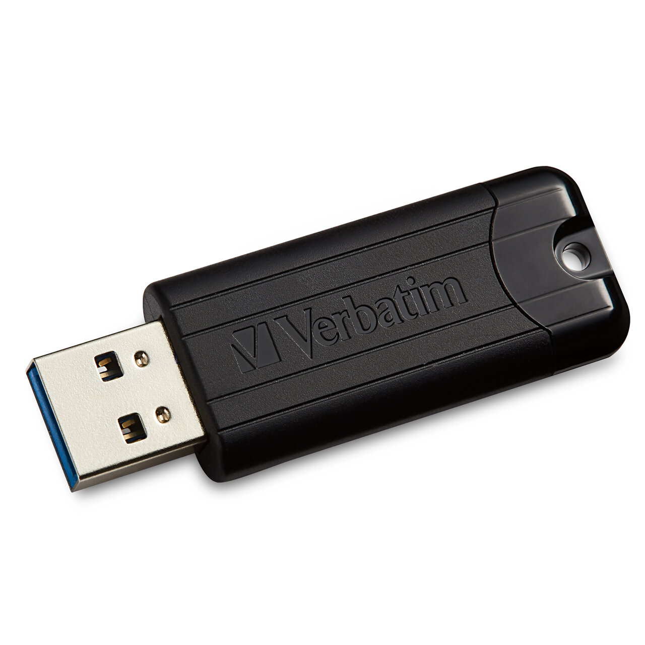 Verbatim 256GB PinStripe USB 2.0 Flash Drive - Black