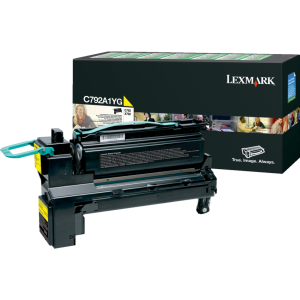 Lexmark C792, X792 Yellow Return Program Print Cart