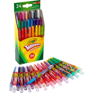24 Mini Twistables Crayons