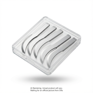 OLFA KB4-R/5 Curved Carving Art Blades, 5pk