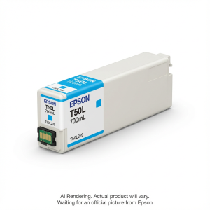 Epson ULTRACHROME XD3 Cyan Cartridge, 700MLT50L220