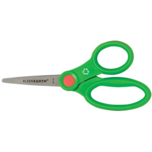 KleenEarth? Antimicrobial Kids Scissors 5" Pointed - Asst. colours / 
Ciseaux antimicrobiens KleenEarth? pour enfant, ? bouts pointus de 5 po - couleurs assorties
