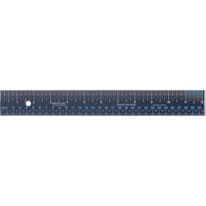 30cm/12" Simple View Ruler
R?gle en acier inoxydable Simple View, 30cm / 12 po
