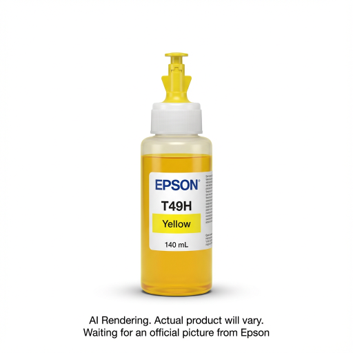 Epson T49H Yellow Ink Bottle 140 ML SC-T3170xT49H400