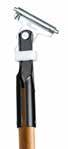 60" Clipper Dust Mop Handle - Wood