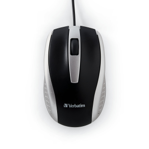 Verbatim Wired Optical Bravo Mouse - Silver